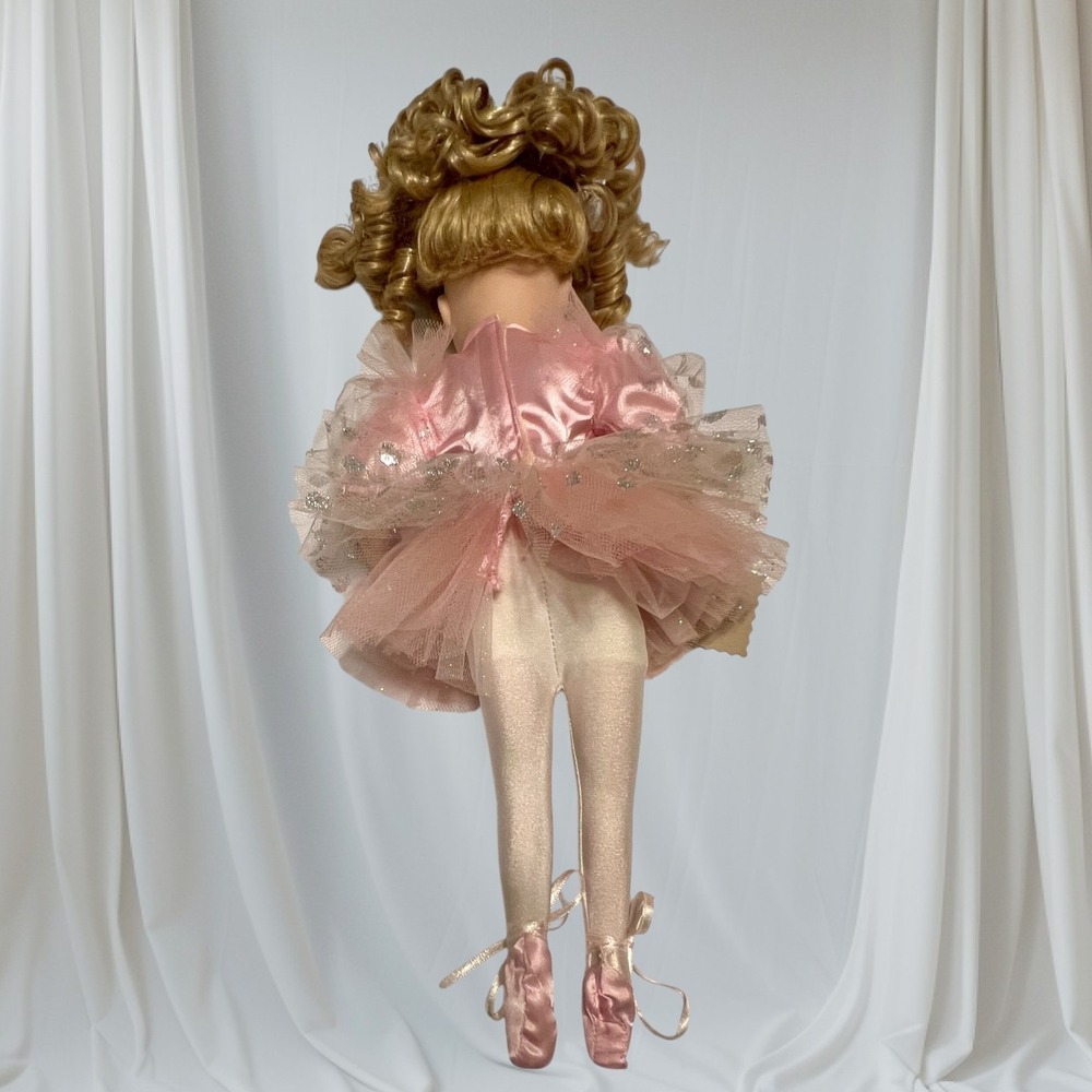 Victorian Rose 1997 Brass Key Porcelain Ballerina 16" Melissa Jane Limited Ed - Picture 8 of 16
